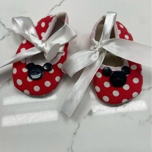 Custom newborn Disney Mickey ballet flats